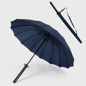 Sd creative ja panese samurai logo-emblazoned long-handle <b>umbrella</b> straight pole animated advertising sword <b>umbrella</b> - Product Image 2