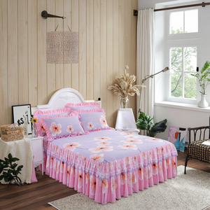 Vua & Nữ Hoàng giường váy, đôi XL bụi ruffles | Bộ Comforter hoàn chỉnh - Product Image 1