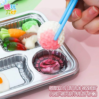 Bulk Creatieve Voedselvormige Gummy Candy Set Retail Ready Display Box Verpakkingen Nieuwe Dip Snacks voor Supermarkt Distributie