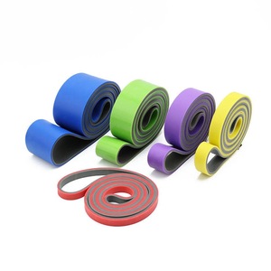 Bandes de Résistance Élastiques de Yoga Robustes à Double Couche Colorées pour Exercices de Traction et Sangles de Tension pour Épaules et Dos - Product Image 1