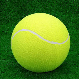 Firma 24cm palla da <span class=keywords><strong>Tennis</strong></span> gonfiabile grande palla da <span class=keywords><strong>Tennis</strong></span> giocattolo da masticare regalo Festival da 9.5 pollici per piccoli animali in gomma - Product Image 3