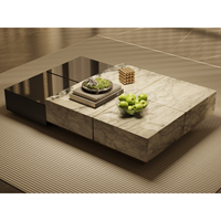 Table de salle à manger en pierre translucide de luxe personnalisée comptoir en cristal rétroéclairé dessus de table en marbre d'onyx translucide