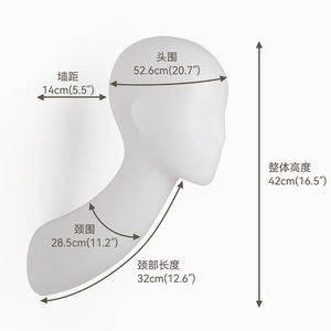 <span class=keywords><strong>Mannequin</strong></span> de tête féminine en fibre de verre à fixer au mur pour l'affichage de perruques et d'accessoires de beauté - Product Image 6