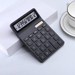 Calculadora electrónica Yu Gui, calculadora de escritorio con pantalla grande de 12 dígitos alimentada por batería para uso de estudiantes y oficinas - Product Image 3