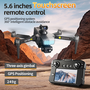 Dron GPS <span class=keywords><strong>KAI</strong></span> TWO Pro 2025 con Cámara Dual 4K, Gimbal de <span class=keywords><strong>3</strong></span> Ejes, Disparo Profesional Antivibración, Quadcopter Plegable sin Escobillas, RC - Product Image 5