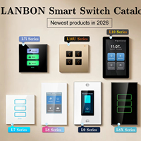 Einzigartiger Bestseller Tuya WLAN Zigbee LCD-Touchpanel Intelligenter Lichtschalter 1/2/3/4-fach Lichtschalter Sprachsteuerung Alexa Google