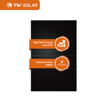 Niveau 1 Tongwei TW 400w panneau solaire portable entièrement noir bi facial 430w 435w 440w 445w 450w