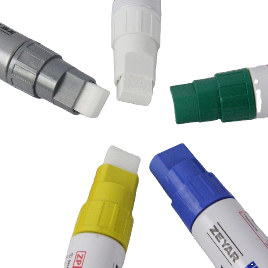 ZEYAR широкоугольный фетровый наконечник на масляной основе, маркер для краски, ручка, клапан-Многофункциональный чернильный наконечник teibow