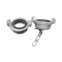 Embout aveugle attaché à la chaîne pour la protection contre l'incendie Équipement de lutte contre l'incendie en aluminium pour tuyaux d'incendie et accessoires de bornes-fontaines