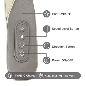2023 New Arrival Hand-Shaped Wireless Shiatsu Electric Heating <strong>Neck</strong> <strong>Shoulder</strong> <strong>Massager</strong> Body Muscle Pain Relief - Product Image 4