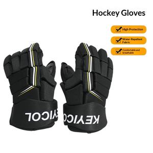 Guanti da <span class=keywords><strong>Hockey</strong></span> su Ghiaccio per Adulti, Attrezzatura Protettiva in Fibra di Poliestere, Resistenti al Freddo e all'Usura - Product Image 2