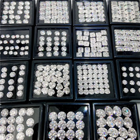 Lanpjewelry takı DEF renk VS2 netlik 0.3ct 1ct 2ct yuvarlak parlak kesim Lab yetiştirilen Diamonds HPHT gevşek taşlar toptan elmas