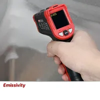 TA601A TA601B TA601C Digital Infrared Thermometer Plastic Laser Positioning Temperature Meter LCD Light Alarm Non-Contact