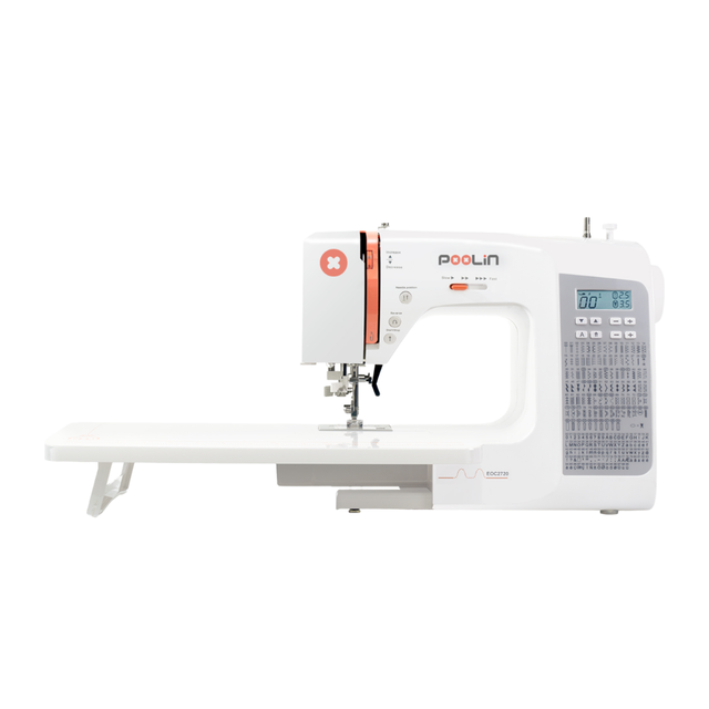 For Poolin EOC2720 High Quality Portable Computerized Sewing Machine Cylinder-Bed for Home Use Logo Customization New Lock