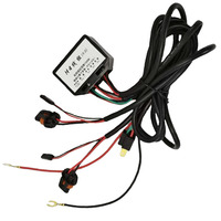 IDISON H4 Light Wiring 12V 130W 1pc Relay Wire Harness Controller BI LED Projector Lens Installation Aksesoris Lampu Mobil Baru