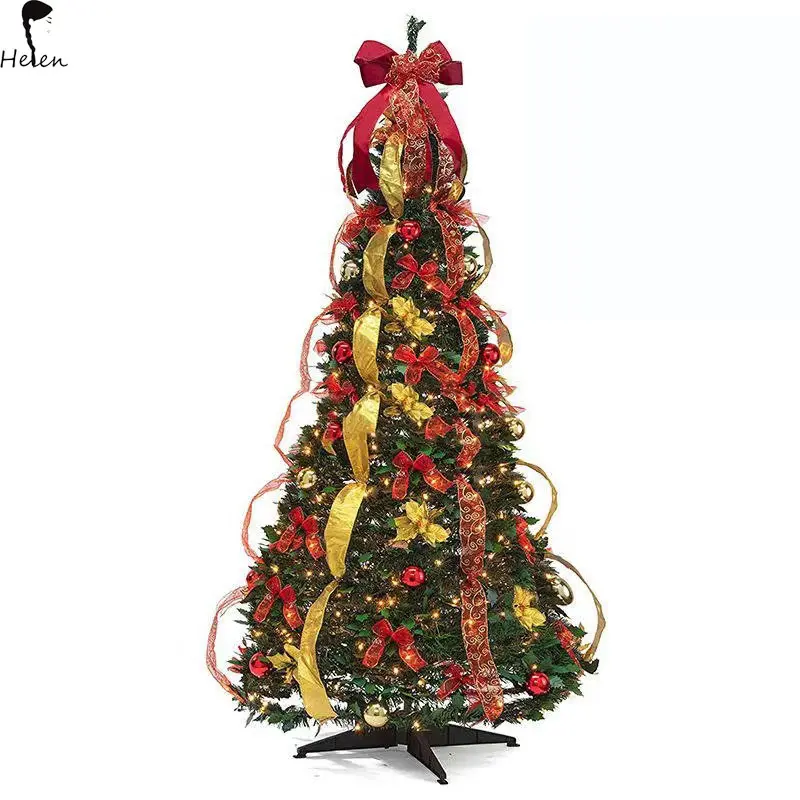 Helen yeni stil noel ağaçları yaklaşan tatil sezonu için mükemmel yapay noel ağacı kapalı dekor için uygun