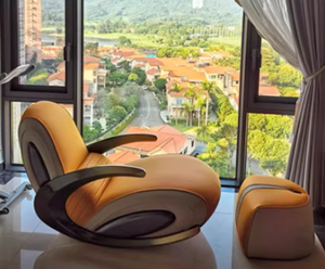 Sedia a dondolo in legno massello con Design moderno a forma di ape (con funzione <span class=keywords><strong>basculante</strong></span>) - Product Image 2