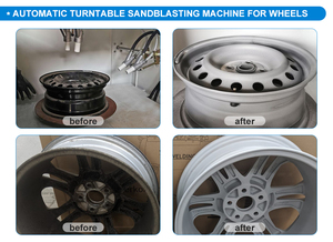 Máy phun cát tự động Tủ phun cát tự động với 6 súng nổ tự động - Product Image 4