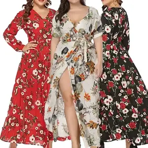 Vestido Largo Floral de Verano para Mujer, Ropa Casual, Vestidos Maxi, Envío Aleatorio - Product Image 2