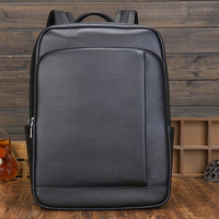 Nouveau sac à dos en cuir de haute qualité pour hommes, grande capacité, plusieurs compartiments, sac à dos pour ordinateur, sac à dos de voyage quotidien en cuir souple