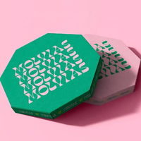 Caja de Cartón Corrugado Ecológica de Alta Gama con Logotipo Personalizado, Tamaño Personalizado, Plegable en Forma de Triángulo, para Pizza y Alimentos