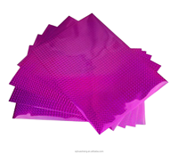 Décoration artisanale DIY colorée, dorure, décoration avec feuille d'or, impression par transfert sur matériau PET, artisanat artistique, papiers en feuille d'argent