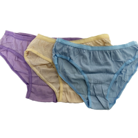 Slip de voyage jetable pur 100% coton sous-vêtements pour femmes pour Spa voyage
