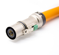 Conector HVIL Recto de un Solo Polo, Cable de 50 mm, Conector de Batería HV Macho y Hembra