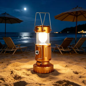 Retractable LED Camping Lantern Rechargeable 2 in 1 Portable Tent <b>Light</b> Waterproof <b>Emergency</b> Lamp with 360° Lighting for Outdoor - Product Image 4