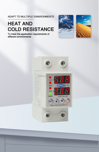 AVP 63A 40A sopra la tensione di protezione regolabile relè digitale automatico relè di Delay protettore stabilizzatori per il sistema solare uso - Product Image 6