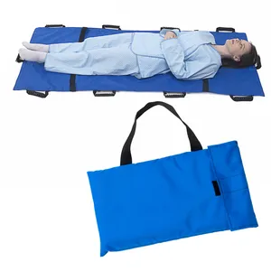 EMS Rescue Patient Injured Battle Field Portable Transfer Sheets Soft Folding Stretcher With 10 Handles