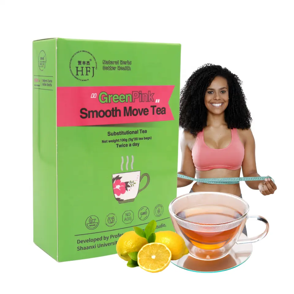 OEM logo flat tummy detoxification China slim tea