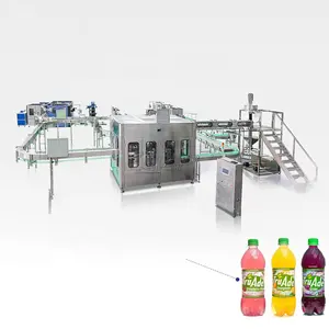 Máquina de enchimento de suco de frutas, máquina completa totalmente automática de enchimento de suco de frutas e tampa