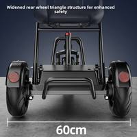 Tricycles électriques légers, portables et simples, avec batterie amovible, pliables, pour adultes