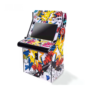 Máy trò chơi chiến đấu <span class=keywords><strong>Arcade</strong></span> gấu con trong 1 chia hai người giải trí gia đình HD Rocker Máy trò chơi Retro - Product Image 2