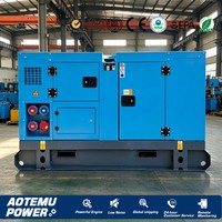 Générateur diesel super silencieux AOTEMU 20kw 25kw, générateur portable 20kva 25kva, groupe électrogène