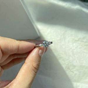 Dylam Sterling Silver Wedding <b>Rings</b> for Her <b>Couples</b> Love <b>Ring</b> Diamond Anniversary <b>Couple</b> Design Real Women Gorgeous - Product Image 6