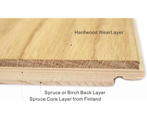 Plancher en bois d'ingénierie, couche de base (contreplaqué/pin) - Product Image 3