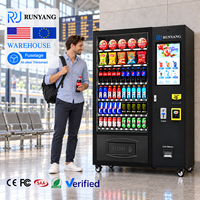Distributeur automatique multifonctionnel intelligent à écran tactile RUNYANG pour aliments et boissons