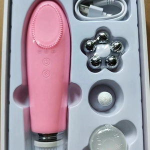 2026 New Arrival Waterproof Soft Silicone Electric Cleansing Facial Massager Beauty Use Face Washing Brush - Product Image 6