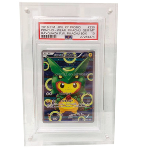 Pokemon Cards Booster Box Graded Slab PSA Trading Card For Display Rack Tent