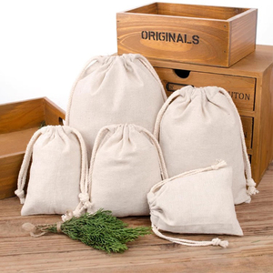 Bolsa de Tela de Algodón con Cordón y Logotipo Personalizado, Forro Impermeable, Bolsa para Velas, en Oferta - Product Image 5