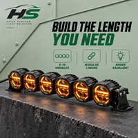 Kits de modules d'éclairage LED connectables avec DRL Osram IP68 IP69K 40 pouces 320W Barre d'éclairage LED modulaire pour 4x4, camion tout-terrain, VTT, UTV