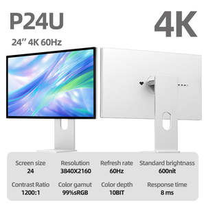 KUYCON P24U Laris Manis 178 °   Layar Komputer 24 Inci 4K dengan Sudut Pandang Horizontal IPS 60 Hz dan Braket - Product Image 2