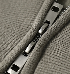 Áo hoodie có khóa kéo chất liệu nỉ <span class=keywords><strong>fleece</strong></span> 350G, thiết kế tùy chỉnh, chất lượng cao, kiểu dáng rộng rãi, unisex. - Product Image 3