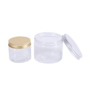 Envases de Plástico Transparente para Exfoliante Labial de 200 ml y 250 ml, Tarros de Plástico para Crema Cosmética con Tapa Plateada, Blanca, Dorada y Negra - Product Image 5