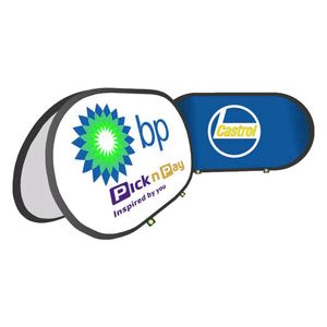 Foldable Pop-Up A-Frame Outdoor <b>Banner</b> Stand for Promotions, Sports Games and Exhibitions - Product Image 2