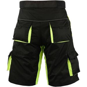 Pantalones Cortos de Ciclismo MTB para Hombre, con Forro Acolchado, Pantalones Cortos de Ciclismo Todoterreno, Transpirables, de Secado Rápido, Spandex, Nailon - Product Image 3