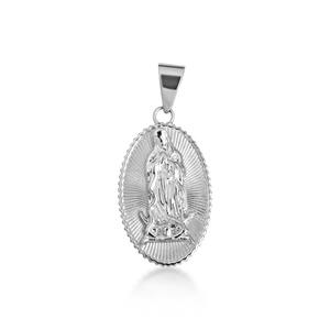 Guadalupe Filigree เคร่งศาสนา <span class=keywords><strong>Virgin</strong></span> <span class=keywords><strong>Mary</strong></span> <span class=keywords><strong>Medallion</strong></span> จี้สแตนเลสกันน้ำสร้อยคอเครื่องประดับแฟชั่นสำหรับผู้หญิง - Product Image 5