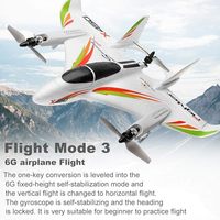 X450 Brushless RC Avion RC Planeur Aéronef 2.4G 6CH 3D/6G RC Hélicoptères Vertical Avion Télécommande